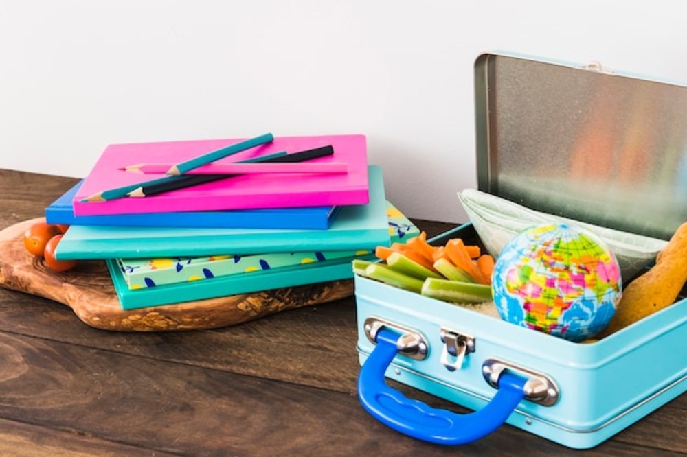 文具、地球仪与午餐盒 日常用品中的学习与生活美学